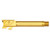 Fortis For Glock 19 Tin Thread Barrel - FM-G19-TB-TiN