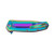 Kershaw Outcome 2.80" Folding Drop Point Plain Polished Rainbow PVD 8 Cr13 MoV - 2044RBW