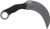 SCHRADE KNIFE BONEYARD 5.2" FIXED KARAMBIT MATTE SS/BLACK