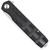 CobraTec Medium Kuzio Drop Serrated Folder Knife Folding Blade Black