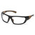 Pyramex Carhartt Carbondale Shooting Glasses Black and Tan with Clear Lens