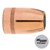 Sierra Sig Sauer V-Crown by Handgun Bullets 9mm .355" 125 gr JHP 100/ct