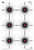 B/C TARGET EZE-SCORER 23"X35" MULTIPLE BULL'S-EYE 5 TARGETS
