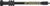 BEE STINGER STABILIZER MICROHEX HUNTING 10" BLACK