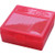 P-100 SERIES MEDIUM HANDGUN AMMO BOX - 100 ROUND - CLEAR RED