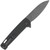 CobraTec Rhino Knife Folding Blade Black - CTBLKRHINO