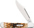 Case Knives Amber Bone Peach Seed JIG Mini Copperlock