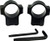 CZ 457 1" ALUMINUM SCOPE RINGS 11MM DOVETAIL MATTE BLACK