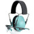 Radians Lowset Ladies Range Combo 21dB Ear Muffs and Charcoal/Teal Shooting Glasses with Clear Lens