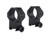 Four Hole Skeleton Rings - Matte, X-high 30mm