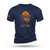 Nine Line Apparel 2A Bear Navy Triblend T-Shirt M - 2ABEAR-TSTRI-NAVY-M