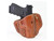 Open Top Leather Belt Holsters - Classic Brown, Right Handed, Glock 17-1...