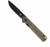 COBRATEC BLACKJACK FOLDER 3" G-10 BLACK TITANIUM BRZ SCALES