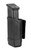 Blackhawk! Double Stack Single Magazine Case Matte Finish - Black