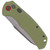 CobraTec Vanguard Auto Folding Knife Auto Folding Blade OD Green