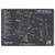 Gear M&P Shield Schematic Promat - Charcoal Gray/Cerus Blue