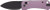 WE Knife Banter 2 2.87" Purple Aluminum/Black Stnwash Crossbar