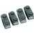 Blackhawk! Molded Belt Keepers Set Of 4) - Black