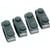 Blackhawk! Molded Belt Keepers Set Of 4) - Black