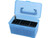 Deluxe H-50 Series X-large Rifle Ammo Box - 50 Round Clear Blue