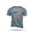 Nine Line American Flag Schematic Short Sleeve Shirt Denim 2XL