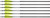 TENPOINT XBOW ARROW 20" EVO-X CENTER PUNCH ALPHA NOCK HP 6P<