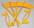 MTM Pistol & Rifle Chamber Indicator Flags Yellow