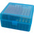Mtm Molded Flip Top Ammo Box for .223/.204 Ruger/6x47 100 Rounds Clear Blue - RS-100-24