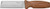 CAMILLUS SWEDGE FIXED BLADE 4.3" SS BLADE NYLON BROWN