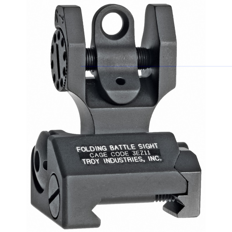 Troy Fldng Rear Battle Sight Blk Troy Fldng Rear Battle Sight Blk