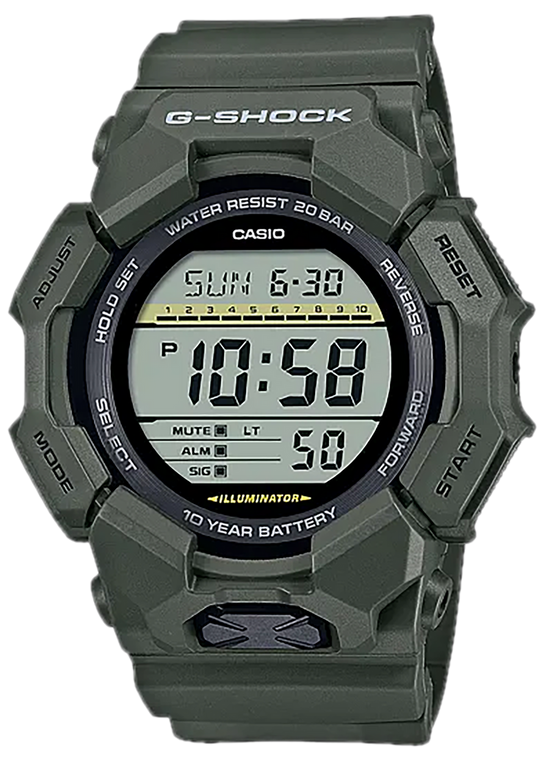 GSHOCK DIGITAL MOVEMENT GRN
