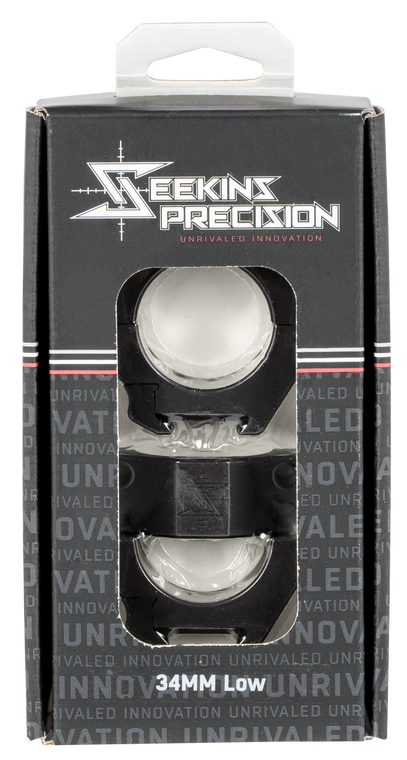 Seekins Precision 00 Scope Rings Matte Black