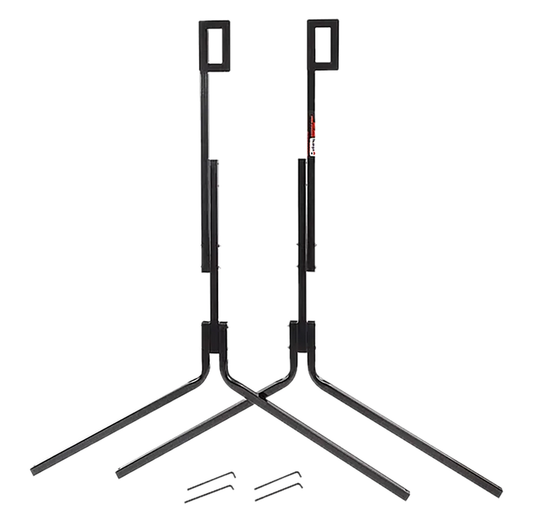 Viking Solutions Adjustable Target Stand Black Steel