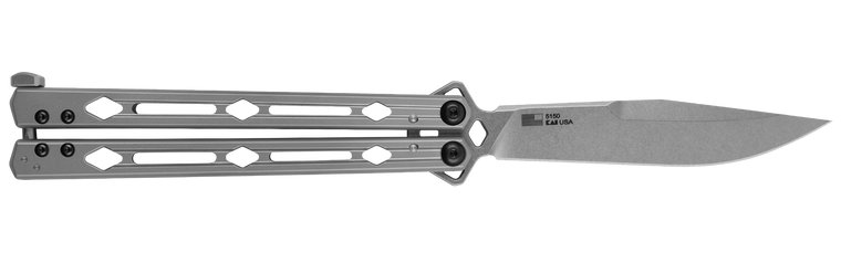 Kershaw Lucha 4.60" Butterfly Drop Point Plain