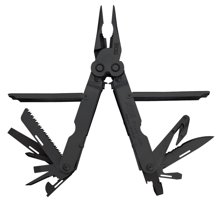S.O.G SOG-B63N-CP Powerlock V-Cutter Black Oxide 420