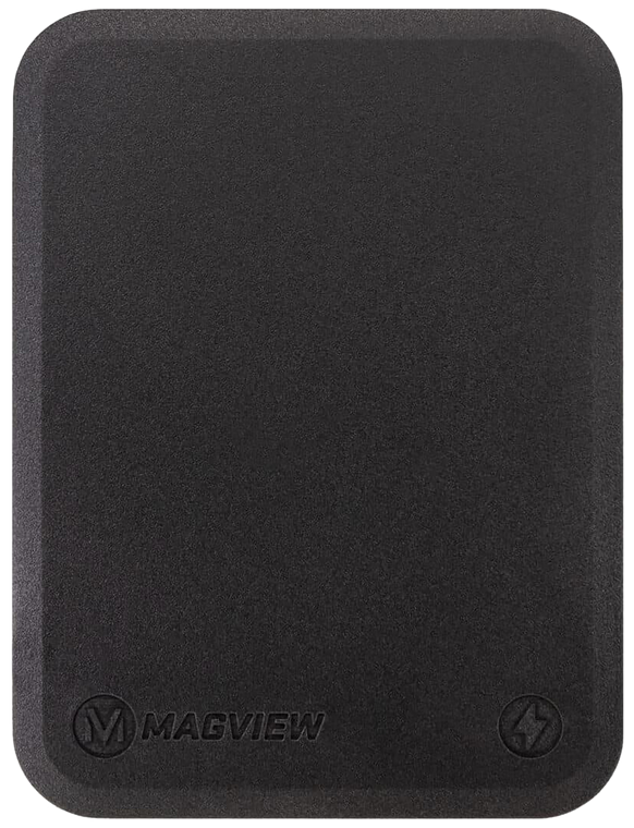 Magview Wireless Charging Phone Plate Black 2.50"
