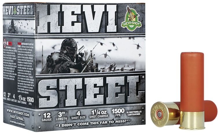 HEVI-Shot HEVI-Steel 12Gauge 3" 1 1/4oz 4Shot