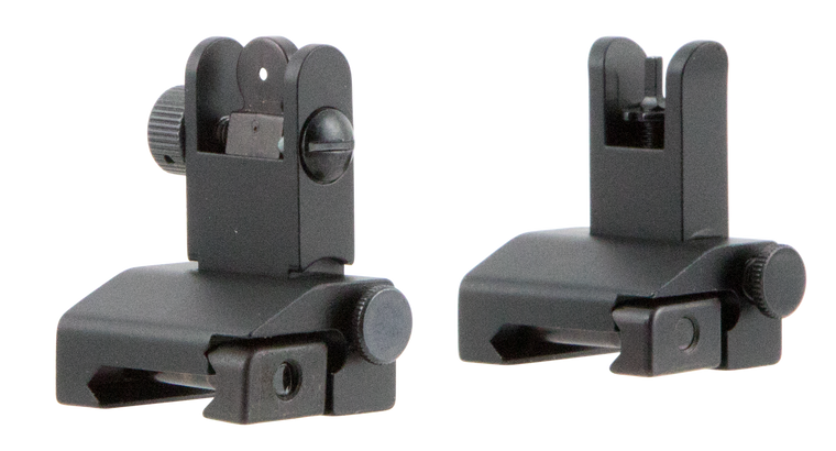 TacFire Pop Up Iron Sights/Spring Loaded Black