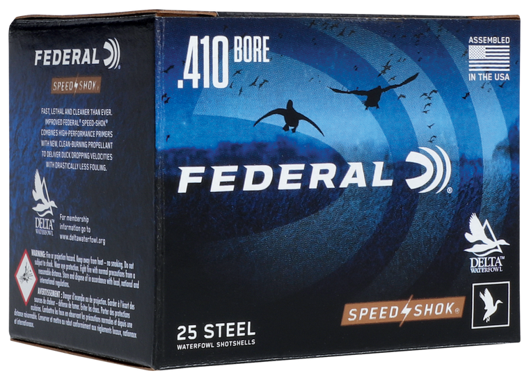 Federal Speed-Shok 410Gauge 3" 3/8oz 6Shot 25