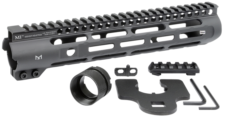 Midwest Industries Slimline AR-15 Black Hardcoat Anodized