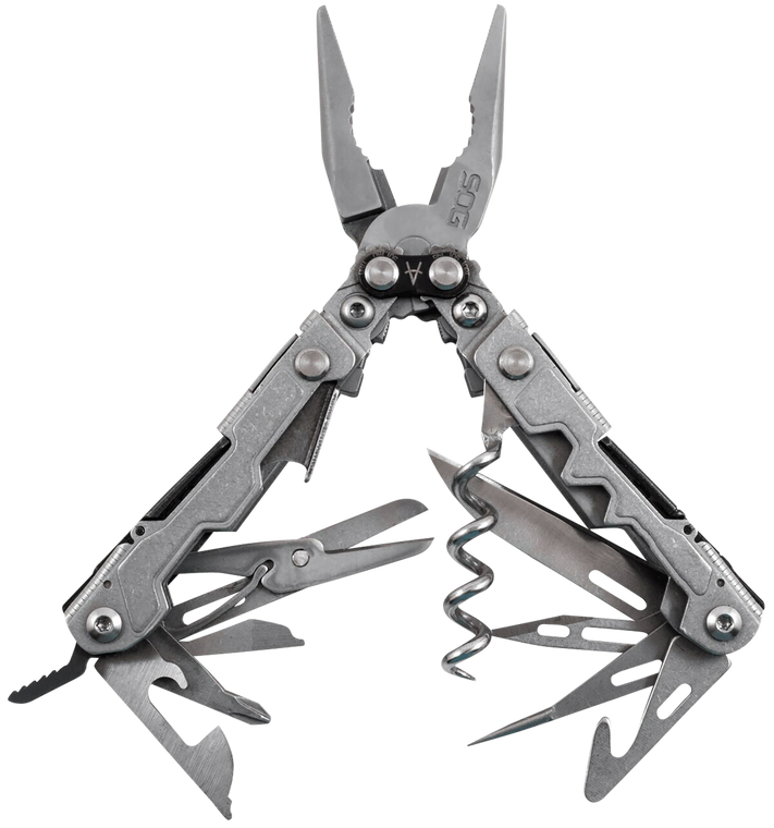 S.O.G SOG-PL1001-C PowerLitre Stonewashed 5Cr15MoV Stainless Steel