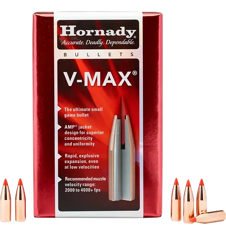 Hornady V-Max 22 Cal .224 55 gr