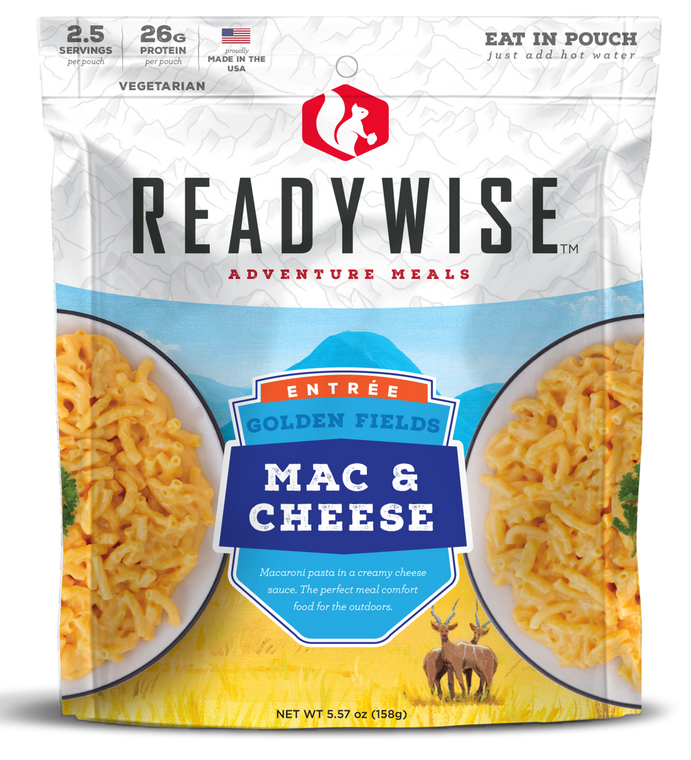ReadyWise Outdoor Food Kit Golden Fields Mac