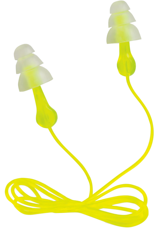 Peltor Tri-Flange Reusable Earplugs Polymer 26 dB