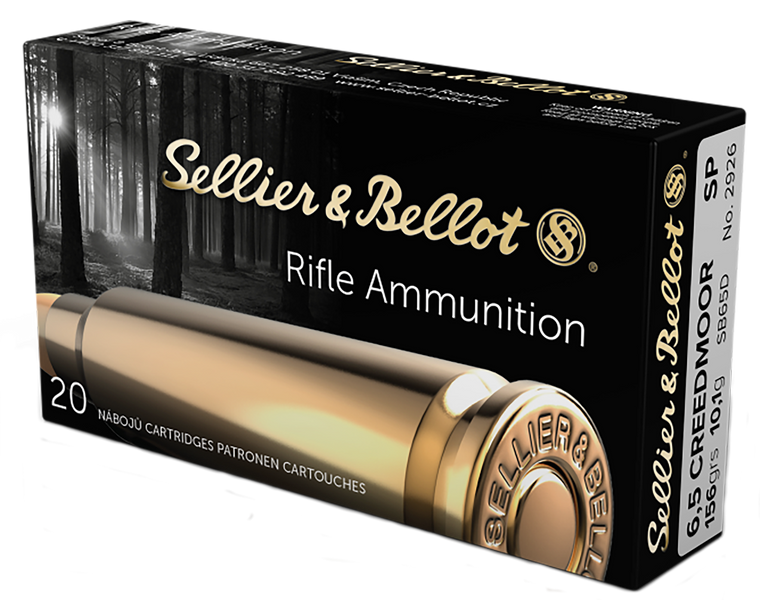 Sellier & Bellot Rifle 6.5Creedmoor 156gr Soft