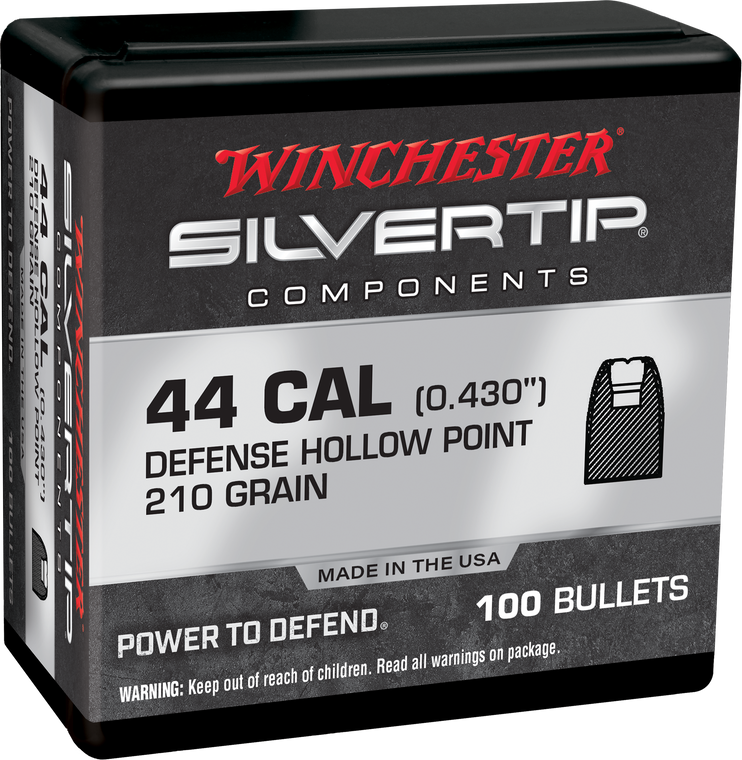 Winchester Ammo Centerfire Handgun Reloading 44RemMag 210gr