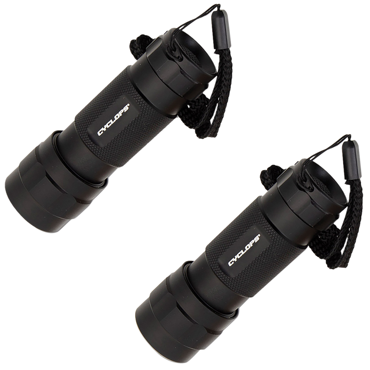 Cyclops 14 LED Flashlight Black Anodized 80