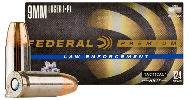 Federal Premium Personal Defense 9mm+P 124gr HST