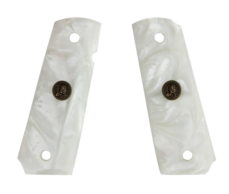 Pachmayr Custom Grip White Simulated Pearl Panels