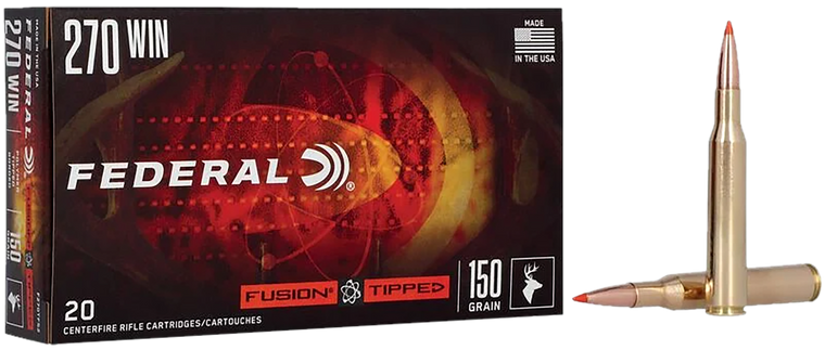 Federal Fusion 270Win 150gr Bonded Soft Point